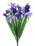 Artificial Freesia Bush Lavender Purple