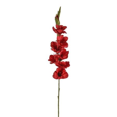 Artificial Gladiola Red(PACK OF 2)