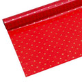 Cello Red With Gold Hearts