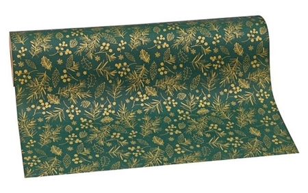 Kraft Paper Green Foliage 50cm X 100m
