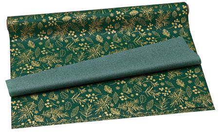 Tissue Xmas Foliage X48 Green 50 X75cm