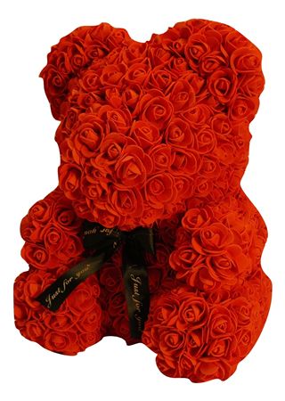 Rose Bear Red 25x17cm