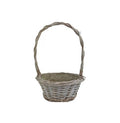 Basket Bowl Handled White