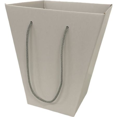 Multipurpose Tote Box Bag Grey 21x14x27.5cm X10