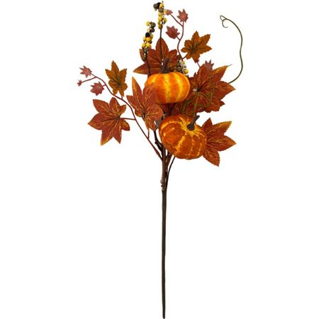 Pick Pumpkin Leaf Arrangement 30cm (Pack of 10 pieces)