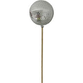 Pick Bauble Glitter Silver 50x6cm (Pack of 10 pieces)