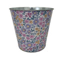 Zinc Pot Liberty Floral 15x14cm (PACK OF 3)