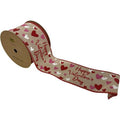 Ribbon Happy Valentines 63mm X10yards