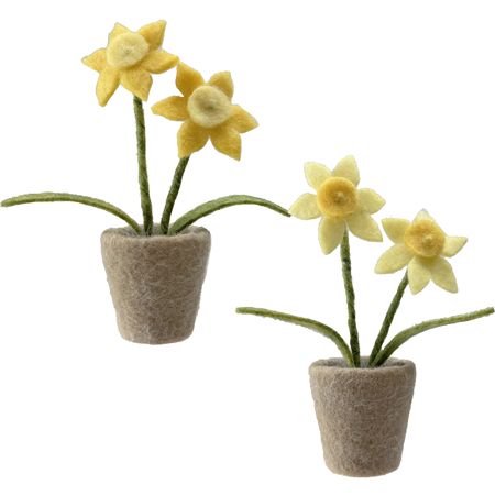 Daffodils Wool 16.5cm (pack of 3)
