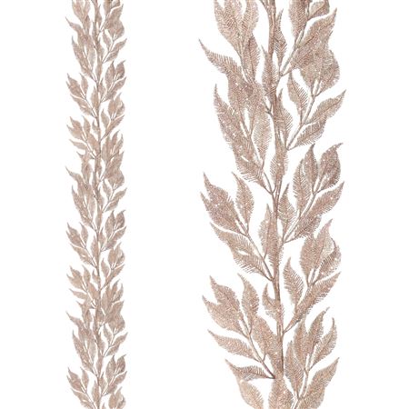 Garland Glitter Feather Rose Gold 6ft