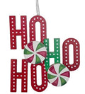 Ho Ho Ho Candy Hanger Wood 12cm  (PACK OF 2)
