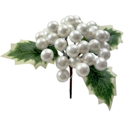 Pick Berry Holly White 15cm