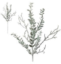Twinkle Frost Leafy Spray Twigs 80cm
