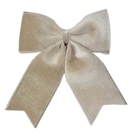 Bow Velvet Beige 30x35cm
