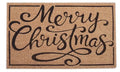 Door Mat Merry Christmas Black
