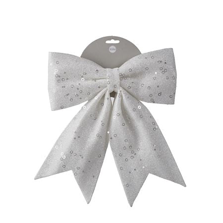 Bow White 28x33cm  (PACK OF 2)