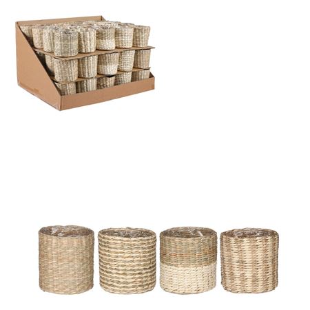 Alexis Pot Round Assort 9x10cm (PACK OF ANY 3)