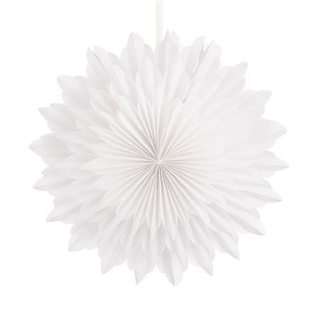 Hanging Paper Star White 50cm