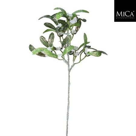 Mistletoe Green Frosted 60cm