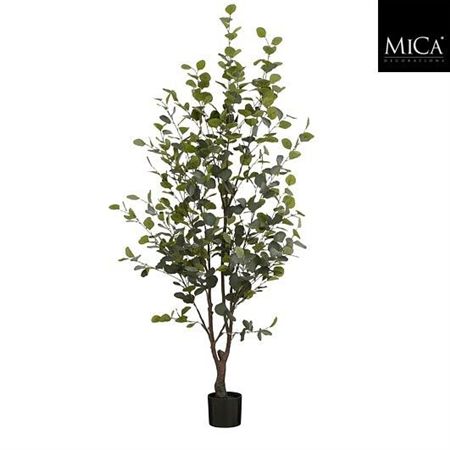 Artificial Eucalyptus Tree In Pot Green 180x80cm