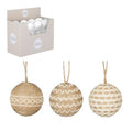 Bauble Unbreakable Brown Natural Assort  (PACK OF 4)