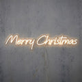 Neon Light Merry Christmas Warm White