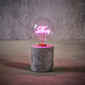 Lamp Love Pink Battery Operated Timer