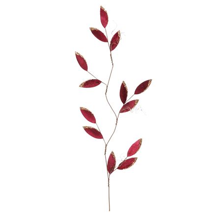 Garland Leaves Red 115cm