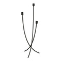 Candleholder Black 22x16x60cm