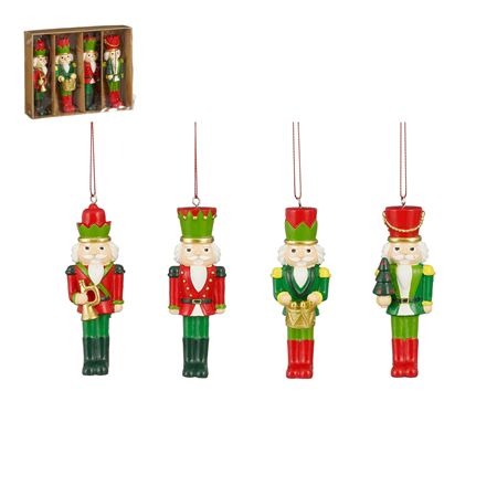 Nutcracker Green Red X4
