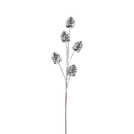 Pine Spray Brown Frosted 75cm