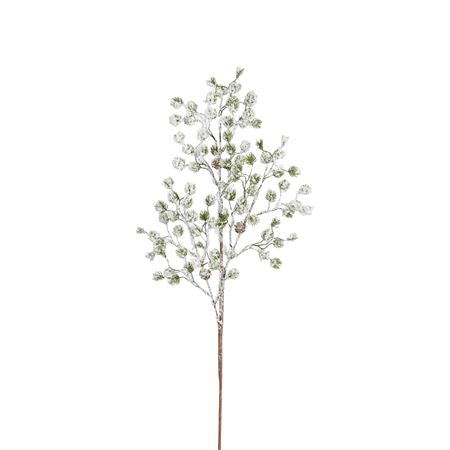 Pine Spray Green Frosted 75cm
