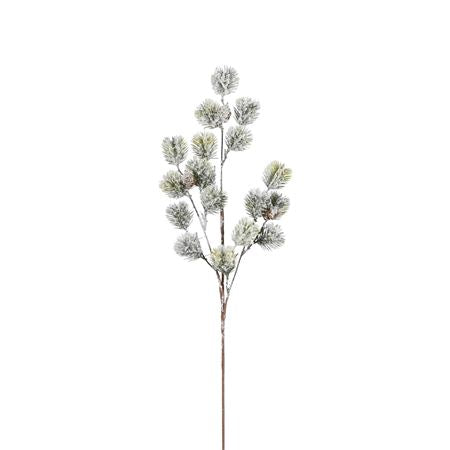 Pine Spray Green Frosted 75cm