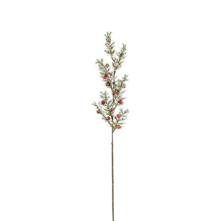 Pine Spray Berries Green 67cm