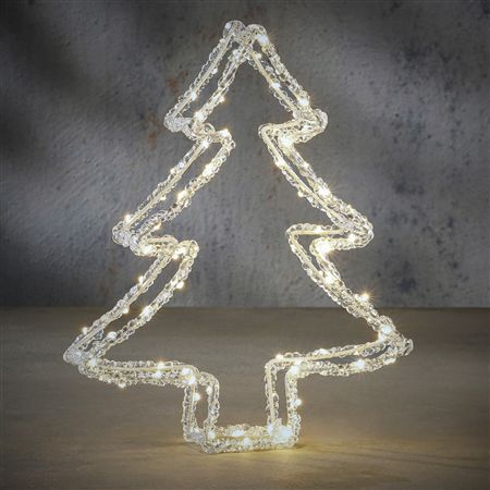 Warm White Tree 80 Led Battery Operated
