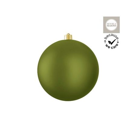 Bauble Unbreakable 25cm Matt Green X1