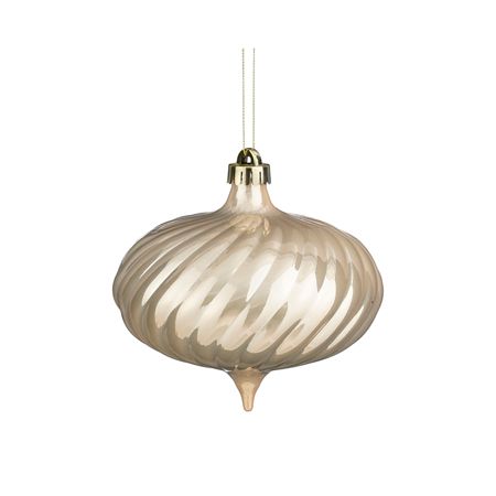 Hanging Onion Cream Pearl 13 X 14cm