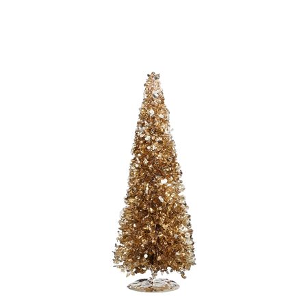 Tinsel Tree Champagne 40x15cm