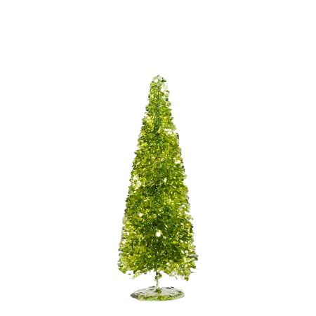 Tinsel Tree Green 40x15cm