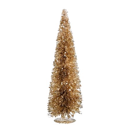 Tinsel Tree Champagne 60x19cm