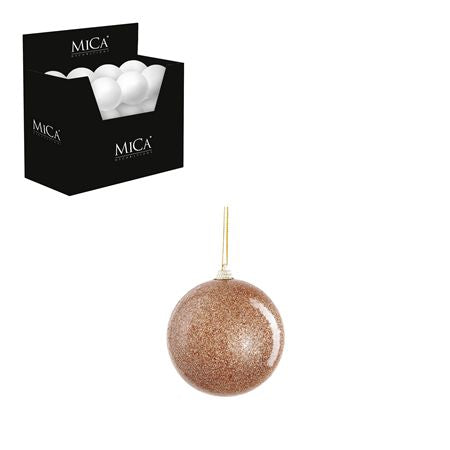 Bauble Unbreakable 8cm Gold X24