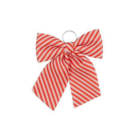 Bow Stripes Red and White 40x32x3cm