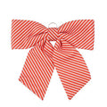 Bow Stripes Red and White 72x67x3cm