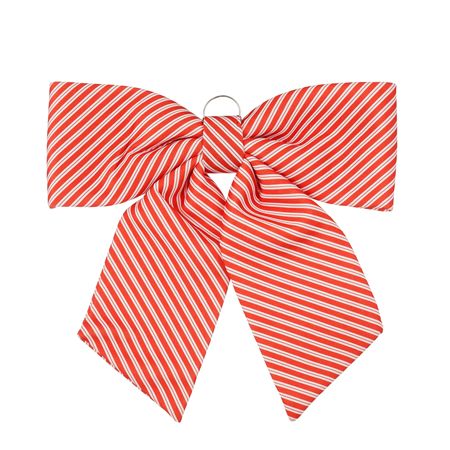 Bow Stripes Red and White 72x67x3cm