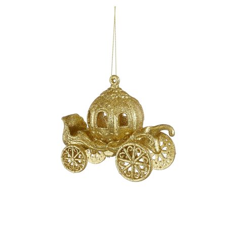 Hanging Carriage Gold 10x9x5cm (PACK OF 2)