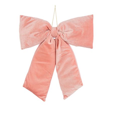 Bow Plush Pink 50x39cm