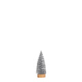 Tree Bristle Top Silver 15x6cm  (PACK OF 3)