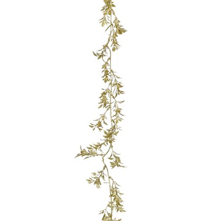 Garland Foliage Glittered Gold 180cm