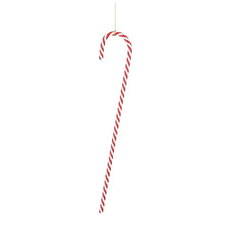 Hanging Candy Cane Red 40x7cm