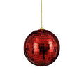 Bauble Mirror Ball Red 15cm